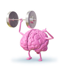 3d rendering of Brain strong 3D Rendering.