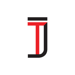 TJ logo letter design