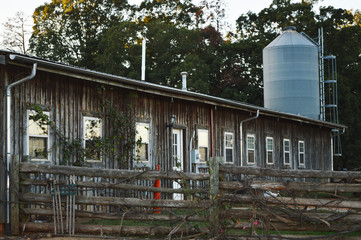 The barn at Lazy 5 ranch