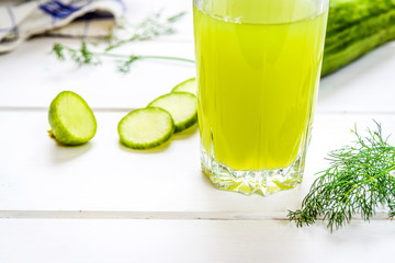Healthy cucumber drink