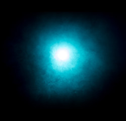 Sunlight concept - black background