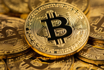 Bitcoin close up