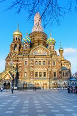 Fototapeta na wymiar Church of the Savior on Blood in Saint Petersburg, Russia