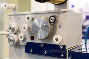 Electrical discharge machining EDM Wire feed mechanism.