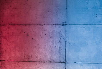 Obraz premium red blue concrete wall, texture of concrete grunge