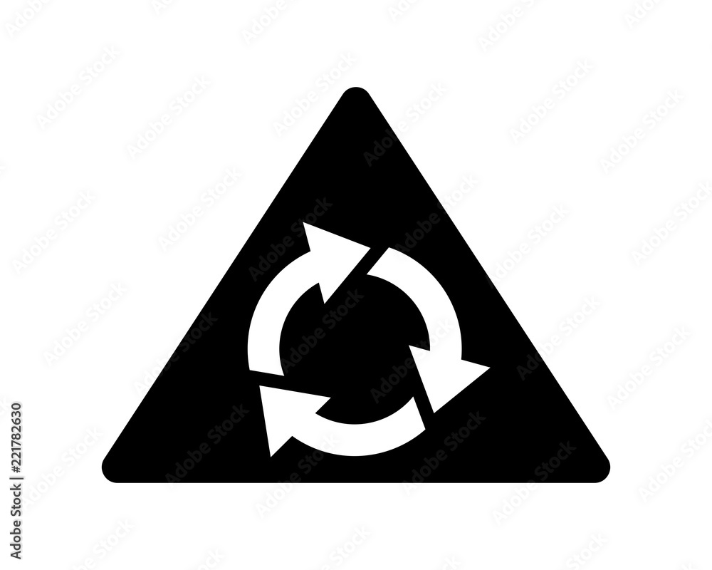 Canvas Prints rotate direction arrow black silhouette icon sign symbol logo vector image direction arrow