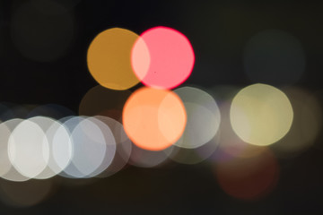 Abstract city lights