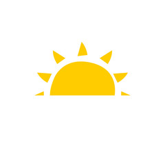 Sun icon vector illustration