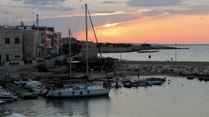 tramonto a trani