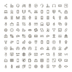 Online game icon set.