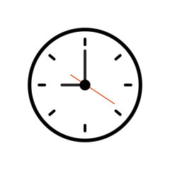 Clock icon vector