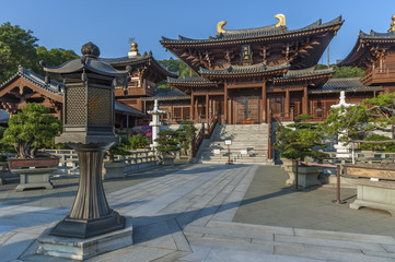 Chi lin Nunnery, Tang dynasty style Chinese temple, Hong Kong