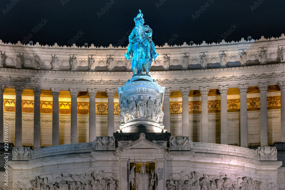 Wall mural altar of the fatherland - rome, italy