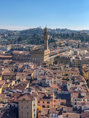 Fototapeta na wymiar Arnolfo Tower - Florence, Italy