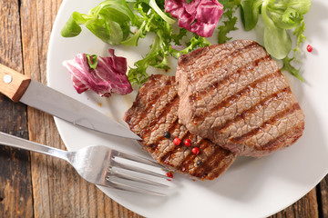 beef fillet and pepper