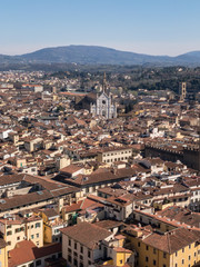 Fototapeta na wymiar The Basilica di Santa Croce - Florence, Italy