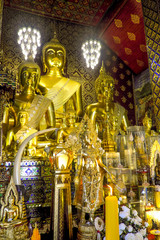 Golden Buddha in Thai Temple