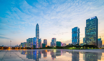 Fototapeta na wymiar shenzhen city scenery