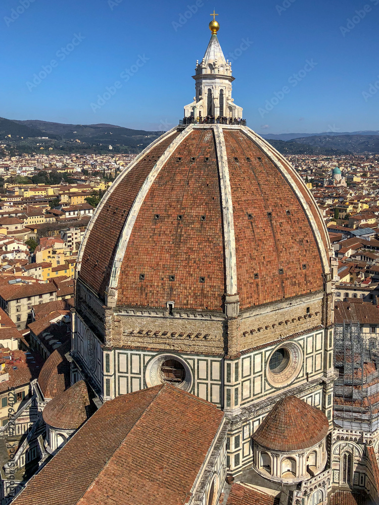 Sticker basilica di santa maria del fiore - florence, italy