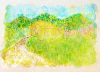 Fototapeta premium 田舎の風景