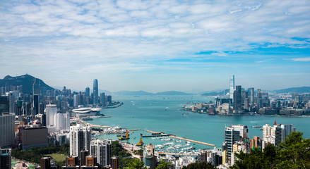 Fototapeta na wymiar Hong Kong city scenery