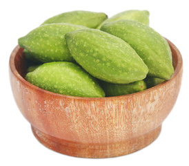 Fresh green medicinal haritaki