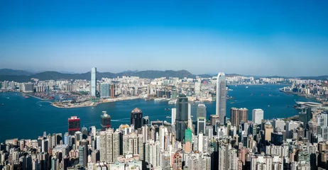 Foto op Plexiglas Hong Kong city scenery © karsty