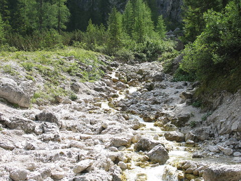 Torrente A Colfosco, Val Badia