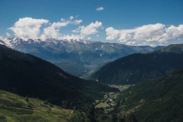 Obraz na płótnie Canvas summer mountain meadows of Georgia