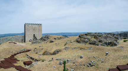 Fototapeta na wymiar Castillo de Celorico da Beira. Portugal.