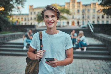 Students near university