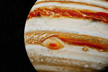 planet Jupiter closeup © dottedyeti