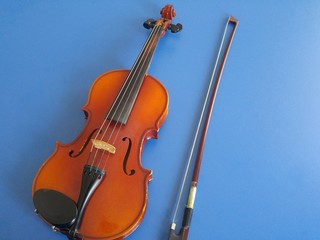 Obraz na płótnie Canvas violin, violin and bows