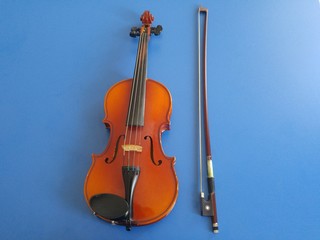 Obraz na płótnie Canvas violin, violin and bows
