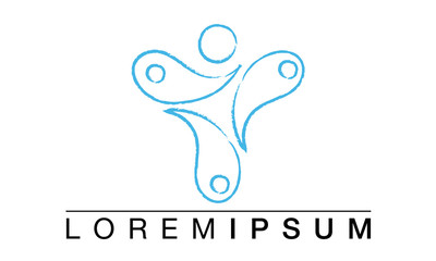 Yoga Life Balance Logo Design