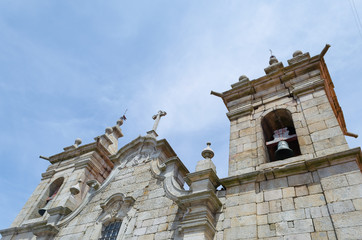 Fototapeta na wymiar Iglesia de Celorico da Beira. Portugal.