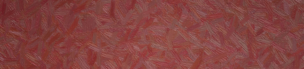 Obraz premium Abstract illustration of Acajou Oil Paint with bristie brush banner background, digitally generated.