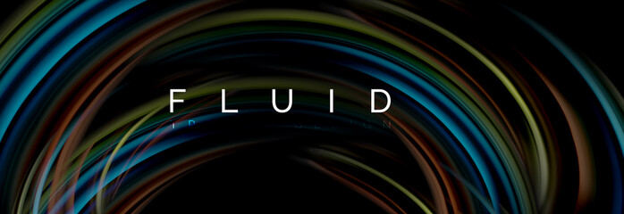 Fluid color motion concept
