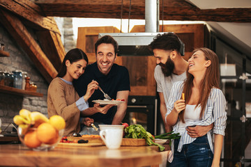 Delicious breakfast together