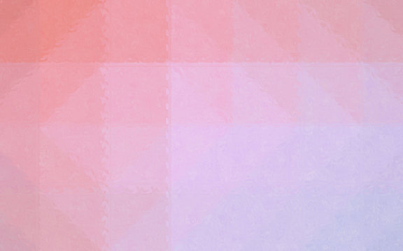 Abstract illustration of pink and blue pastel Mosaic through glass bricks background, digitally generated.
