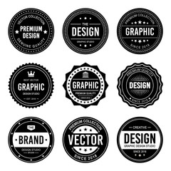 Vintage badge design