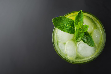 Cold mojito cocktail