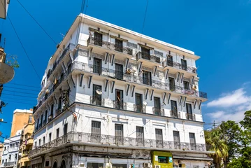 Deurstickers French colonial building in Oran, a major city in Algeria © Leonid Andronov