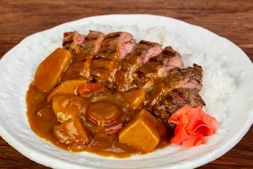 Curry with beef