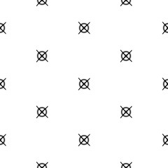 Seamless pattern with the black steering wheel of the ship on the white background.