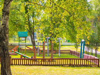 Child playground in park