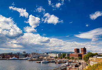Pipervika harbour Central Oslo Norway Scandanavia
