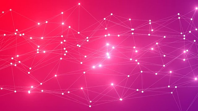 4K Loopable Abstract Low Poly surface with glares as CG background. V13