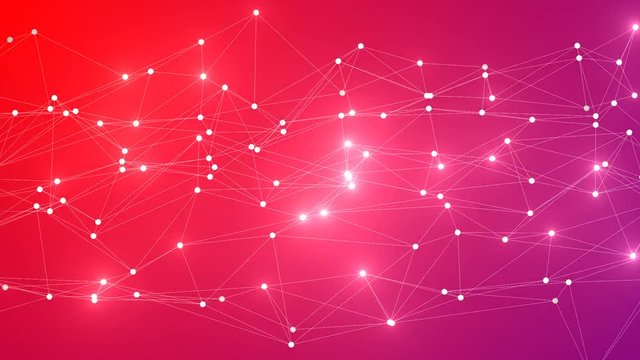 4K Loopable Abstract Low Poly surface with glares as CG background. V1