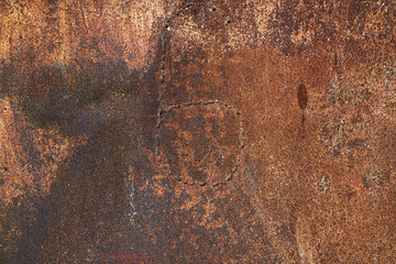 Dark old grunge rusty metal texture background.